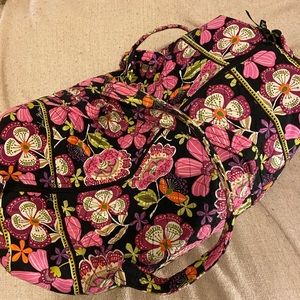Large Vera Bradley duffle bag